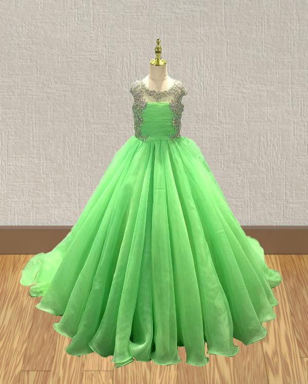 Stunning Little GIrl Beauty Prom Pageant Couture