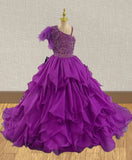 Sprkly Beaded Bodice Little Child Best Value Pageant Dress