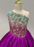 Stunning Purple Pageant Dress For Teenage Girl