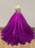 Stunning Purple Pageant Dress For Teenage Girl