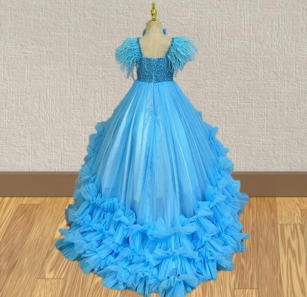 Flower Girls Elegant Beauty Prom Pageant Couture