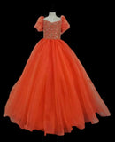 Custom Made Sparkly Little Girl Prom Pageant Couture