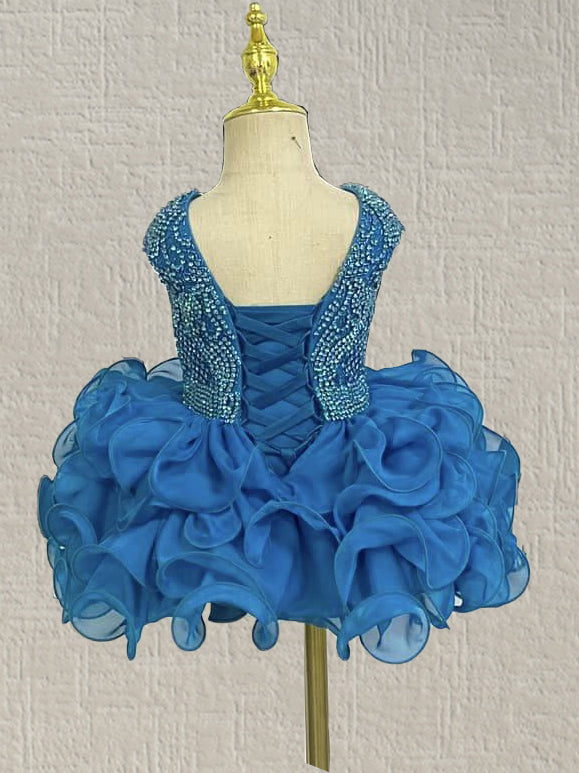 Infant/Toddler/Baby Girl/Baby Miss/Kids Stunning Pageant Dress