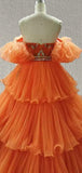 Custom Made Little Child's Stunning Champagne Evening Dress