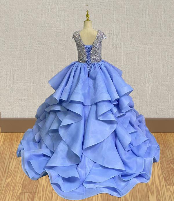 Best Beauty Little Girls Glitz Nobler Prom Gown