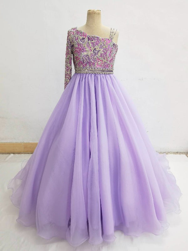 Best Beauty Tween Lilac Pageant Dress Near Me
