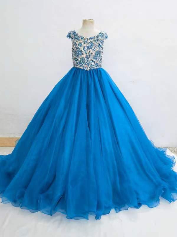 Custom Made Little Princess Stunning Evening Gown