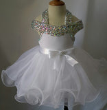 Infant/toddler/baby glitz Girl's BabyDoll Pageant Dress for birthday,bridal - CupcakePageantDress