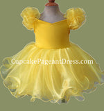 Little Girls/Toddler/Baby Girl Natural Baby Doll Pageant Dress - CupcakePageantDress