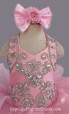 Glitz Beaded Bodice Toddler/Baby Girl Nations Cupcake Pageant Dress - CupcakePageantDress